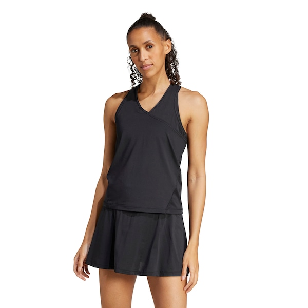 Vista 2 Camiseta Regata Feminina adidas Tennis Club PRETO Adidas PRETO