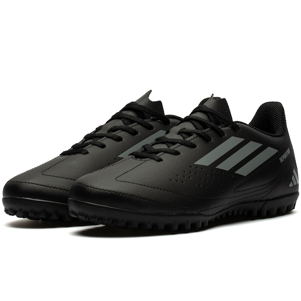 Vista 3 Chuteira Society adidas Deportivo III Adulto PRETO Adidas PRETO