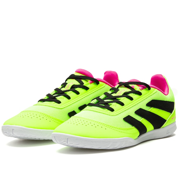 Vista 3 Chuteira Futsal Adulto adidas Predator Club VERDE CLARO Adidas VERDE CLARO