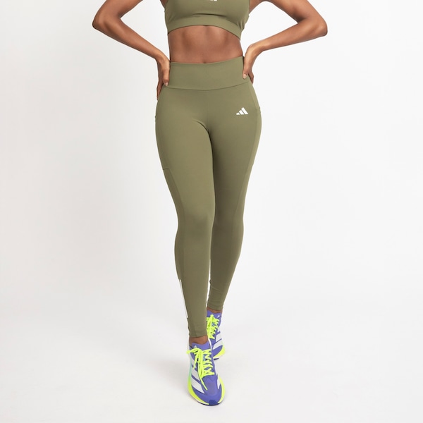 Calça Legging Feminina adidas 3 Listras com Bolso