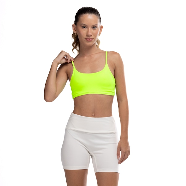 Top Fitness com Bojo Removível adidas Baixa Sustentação Essentials Adulto