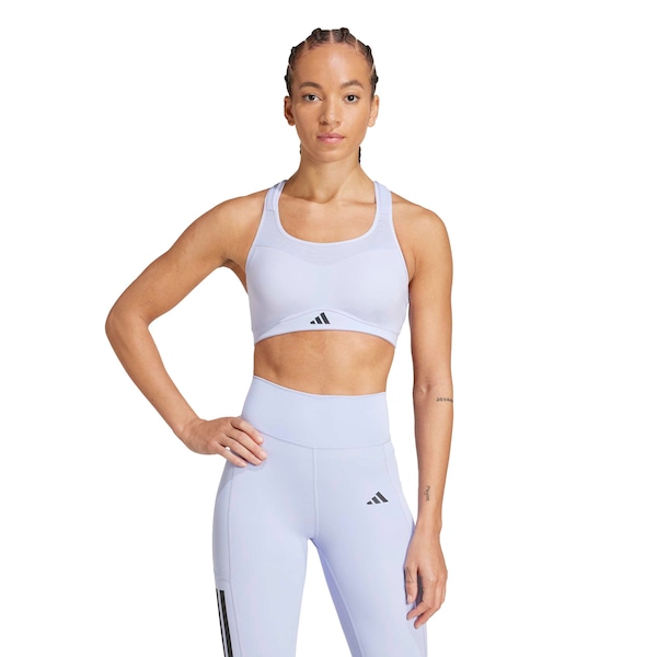 Top Fitness com Bojo adidas Alta Sustentação Suporte TLRD Impact Adulto