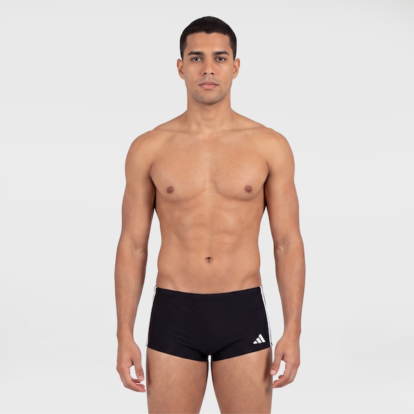 Sunga Adulto adidas 3 Listras | Cor: PRETO | Tamanho: P