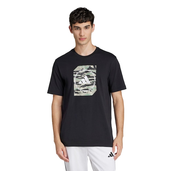 Camiseta Masculina adidas Manga Curta Grafica Camo