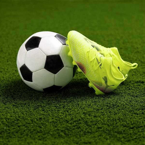 Vista 3 Chuteira de Campo Puma Future 8 Match Júnior AMARELO Puma AMARELO