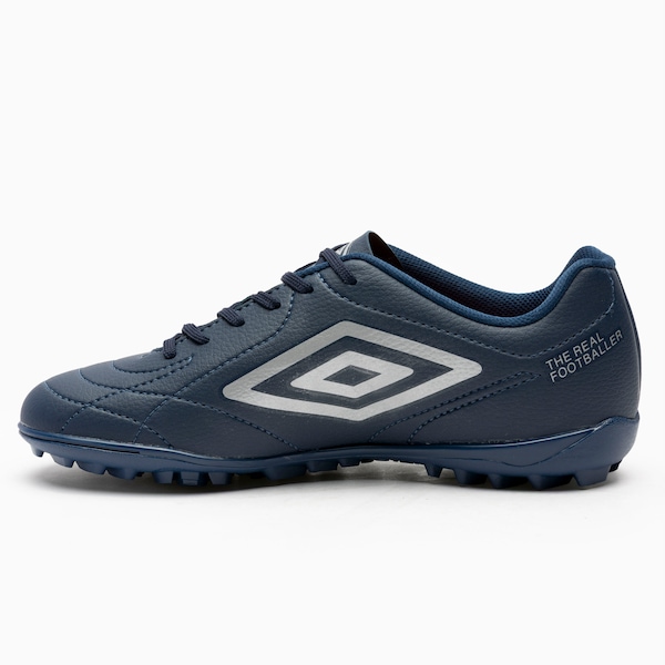 Vista 3 Chuteira Society Umbro Class Footballer Adulto PRETO/BRANCO Umbro PRETO/BRANCO