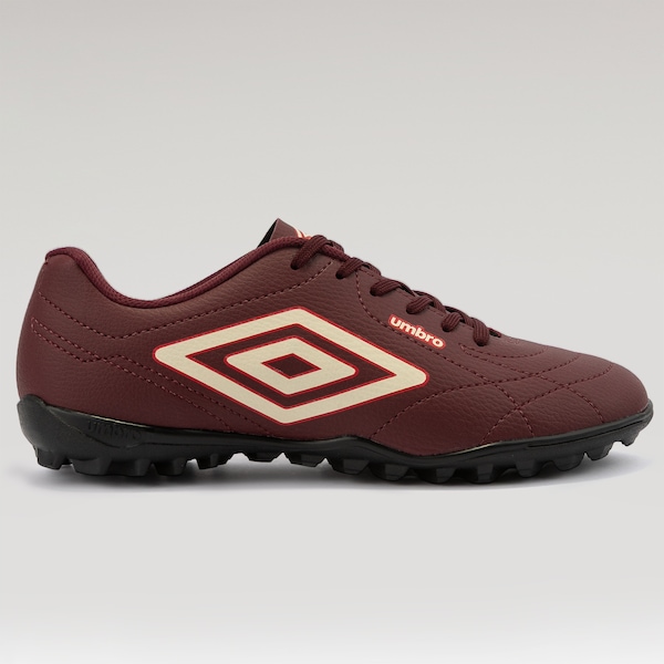 Chuteira Society Adulto Umbro Class Footballer | Cor: VINHO | Tamanho: 39