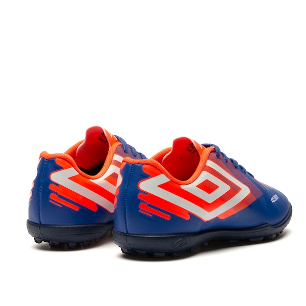 Vista 3 Chuteira Society Umbro Action Júnior AZUL/VERMELHO Umbro AZUL/VERMELHO