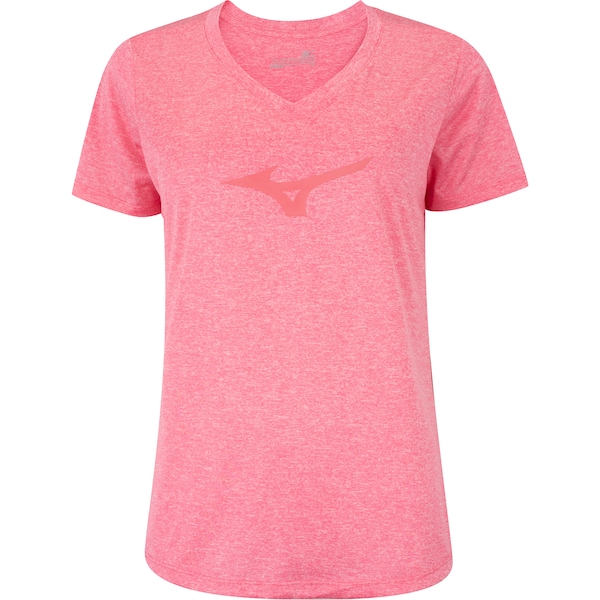 Camiseta Feminina Mizuno Manga Curta Spark Big Logo