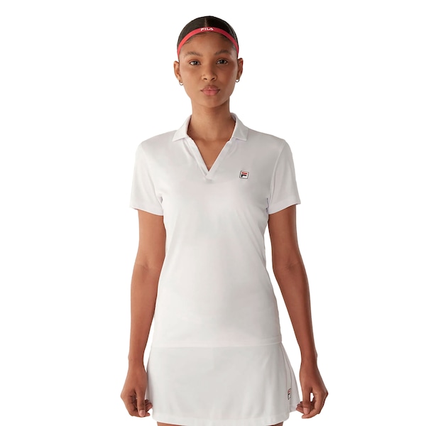 Vista 2 Camiseta Polo Fila F-Box Tennis Basic - Feminina BRANCO Fila BRANCO