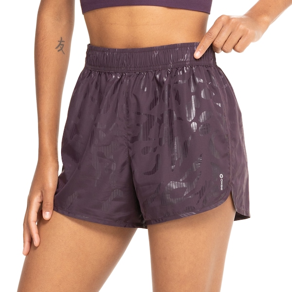 Short Oxer Basic Print II Feminino | Cor: ROXO | Tamanho: GG