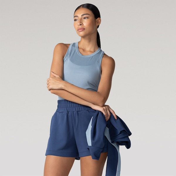 Camiseta Regata Oxer Regulação Térmica Feminina | Cor: AZUL | Tamanho: M