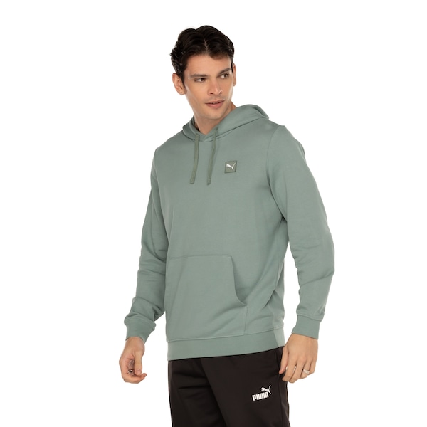 Blusão Masculino Puma com Capuz Essentials Elevated