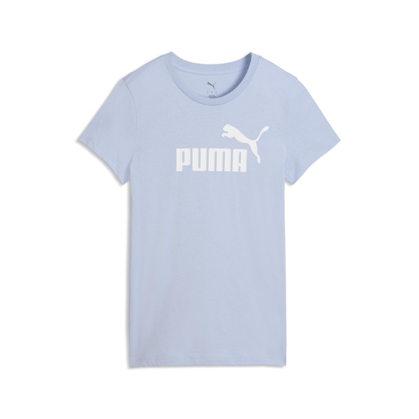 Camiseta Feminina Puma Manga Curta Essentials NO 1 Logo Tee S | Cor: ROXO | Tamanho: P