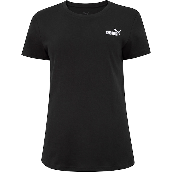 Camiseta Feminina Puma Manga Curta Essentials Small NO 1 Logo Tee
