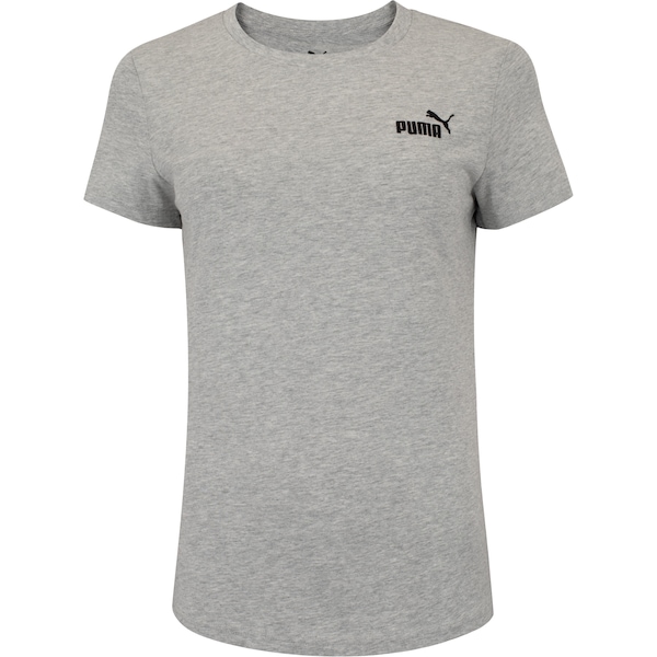 Camiseta Feminina Puma Manga Curta Essentials Small NO 1 Logo Tee