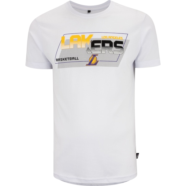 Camiseta do Los Angeles Lakers NBA Masculina Estampada N511A
