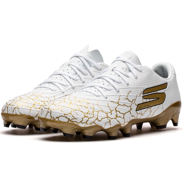 Vista 3 Chuteira de Campo Skechers SKX 1.5 Academy Adulto BRANCO Skechers BRANCO