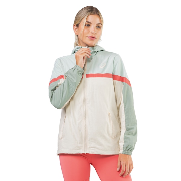 Jaqueta Feminina Recortes Forro Plana ASICS