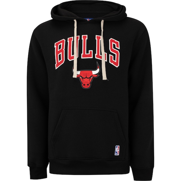 Blusão do Chicago Bulls NBA Masculino com Capuz Canguru N0641