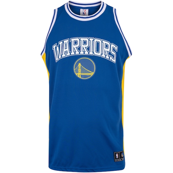 Vista 2 Camiseta Regata do Golden State Warriors NBA Masculina Showtime N1105 AZUL NBA AZUL