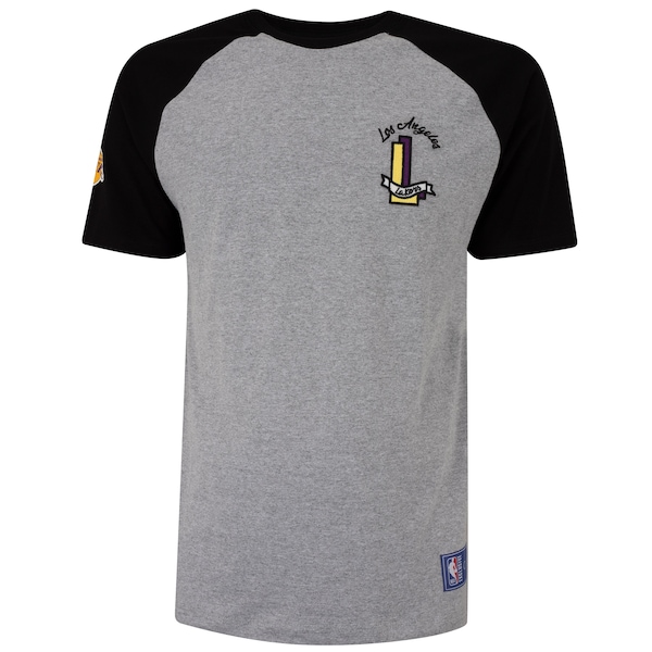 Camiseta do Los Angeles Lakers NBA Masculina RG Logo Flag NB267