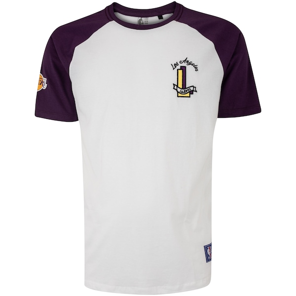 Camiseta do Los Angeles Lakers NBA Masculina RG Logo Flag NB267