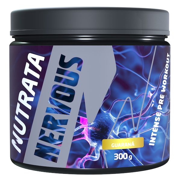 Pré-Treino Nutrata Nervous Guaraná 300g
