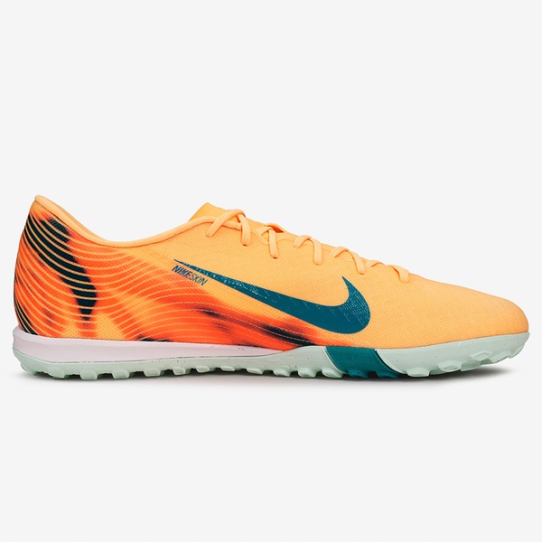 Vista 3 Chuteira Society Adulto Nike Zoom Mercurial Vapor 16 Academy Mbappé LARANJA/AZUL Nike LARANJA/AZUL
