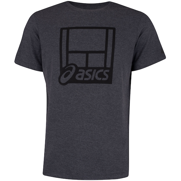 Vista 2 Camiseta ASICS Estampa Masculina CINZA ESC MESCLA ASICS CINZA ESC MESCLA