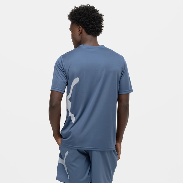 Vista 3 Camiseta Masculina Puma Manga Curta Tad Big Logo AZUL CLARO Puma AZUL CLARO