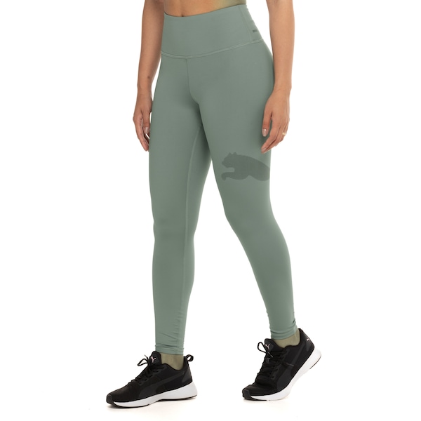 Vista 2 Calça Legging Puma Train All Day Graphic Big Feminina PRETO Puma PRETO