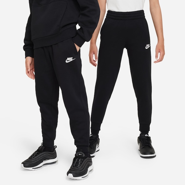 Calça Nike Sportswear Club Fleece Infantil | Cor: PRETO | Tamanho: GG