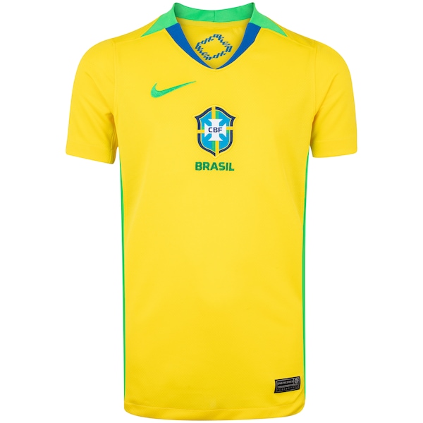 Camisa da Seleção do Brasil CBF I 25/26 Torcedor Pro Nike Infantil