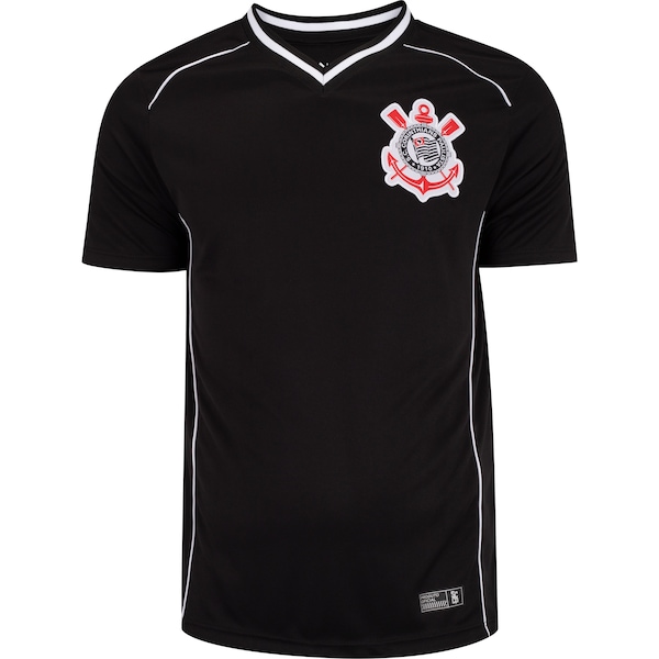 Camisa do Corinthians Gola V Torcedor Coimbra Masculina