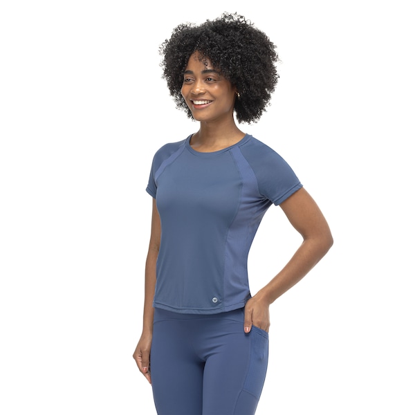 Camiseta Vestem Dry Fit Cosmic Feminina | Cor: AZUL | Tamanho: G