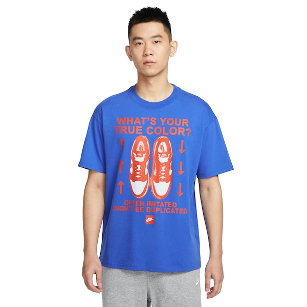 Camiseta Nike M90 OC PK 2 Masculina | Cor: AZUL | Tamanho: M