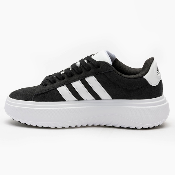 Vista 3 Tênis Feminino adidas Grand Court Plantform PRETO/BRANCO Adidas PRETO/BRANCO