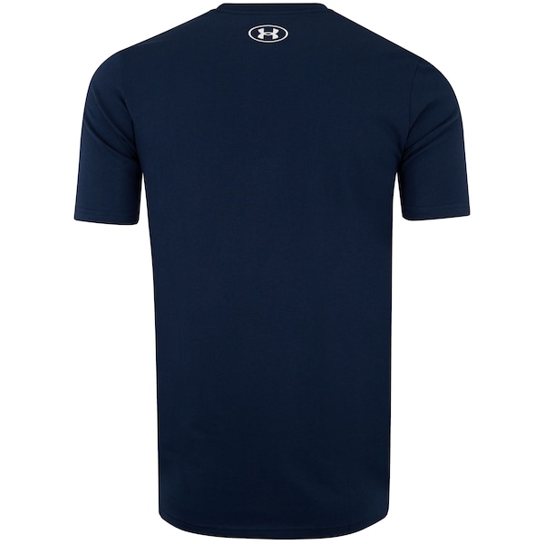 Vista 3 Camiseta Under Armour Sportstyle Masculina BRANCO/PRETO Under Armour BRANCO/PRETO