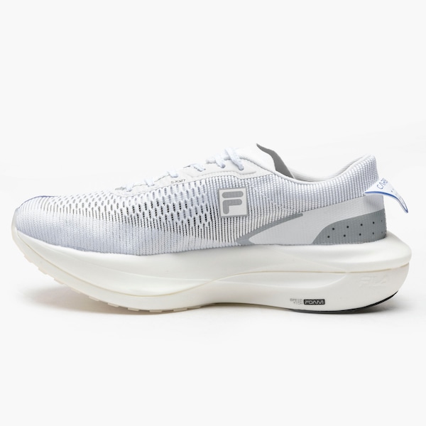 Vista 3 Tênis Feminino Fila Racer Carbon 3 BRANCO/AZUL Fila BRANCO/AZUL