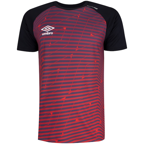 Vista 2 Camiseta Umbro Pro5 Unissex PRETO/VERMELHO Umbro PRETO/VERMELHO