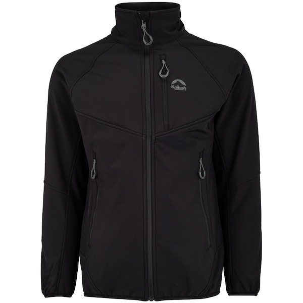 Vista 2 Jaqueta Masculina Kailash Softshell Bariloche PRETO Kailash PRETO