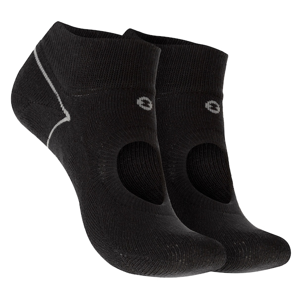 Meia Oxer Sapatilhas Pilates com Antiderrapante 34-36 | Cor: PRETO | Tamanho: único