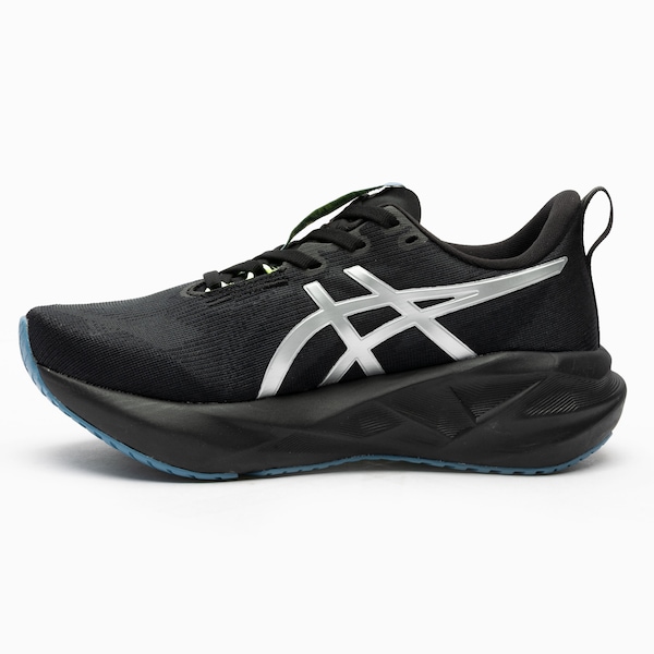 Vista 3 Tênis Feminino ASICS Novablast 5 Luxe PRETO/CINZA ASICS PRETO/CINZA