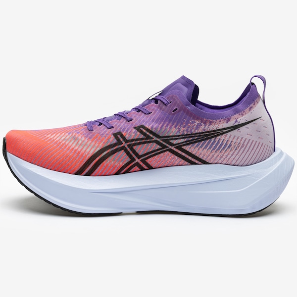 Vista 3 Tênis Masculino ASICS Megablast ROXO/PRETO ASICS ROXO/PRETO