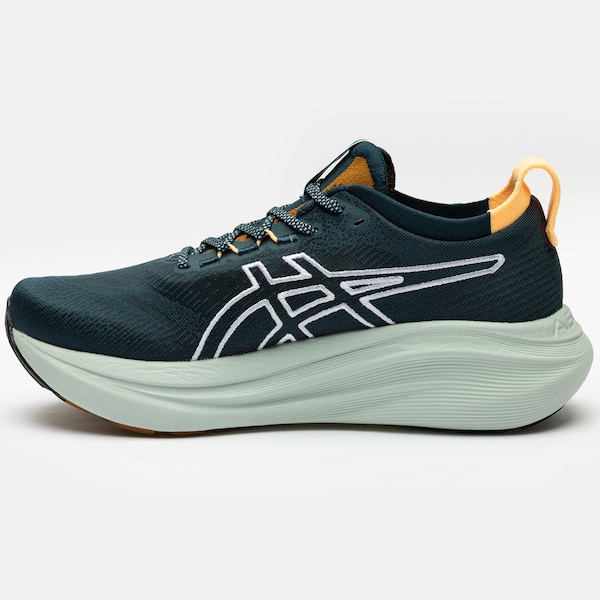 Vista 3 Tênis Masculino Asics Gel Nimbus 27 TR VERDE ESC/VERDE CLA ASICS VERDE ESC/VERDE CLA