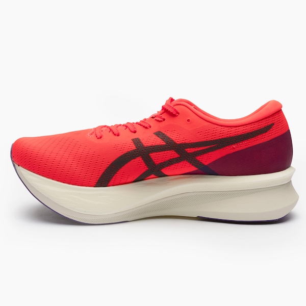 Vista 3 Tênis Unissex ASICS S4+ Yogiri VERMELHO/CINZA ASICS VERMELHO/CINZA