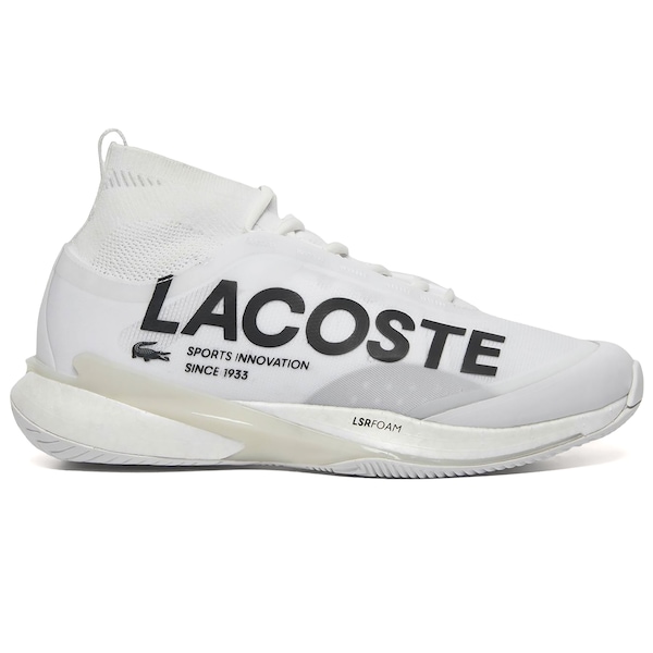 Vista 2 Tênis Masculino Lacoste Ag-Lt25 Lite Sock BRANCO/BRANCO Lacoste BRANCO/BRANCO