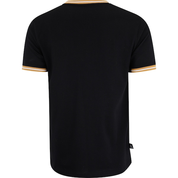 Vista 3 Camiseta do Real Madrid Balboa Algodão Masculina PRETO Balboa PRETO