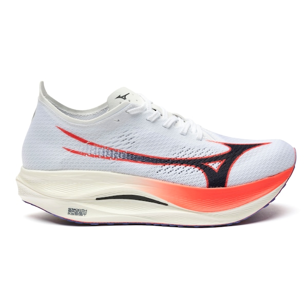 Vista 2 Tênis Mizuno Wave Rebellion Pro Low BRANCO/CORAL Mizuno BRANCO/CORAL